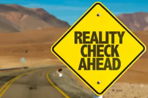 Reality Check Road Sign